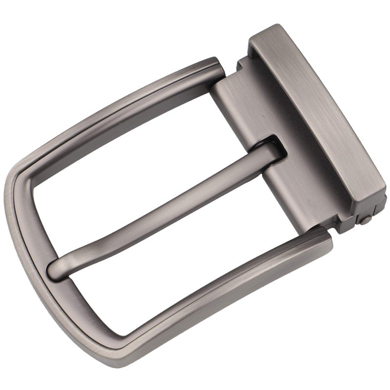 McFanBe 1.5 Inches (38-40 mm) Belt Buckle Single Prong Square Replacement Buckle for Men Women Belt (Grey19) - Image 1